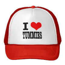 I HEART (LOVE) TUMMIES HAT