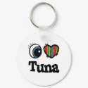 I Heart (Love) Tuna keychains