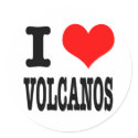 I HEART (LOVE) VOLCANOS stickers by classicihearts I HEART (LOVE) VOLCANOS stickers