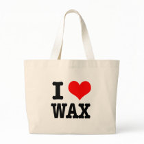 I HEART (LOVE) WAX bags