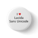 I heart Lucida Sans Unicode buttons
