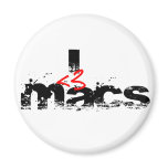 I Heart MAcs (red) Magnets