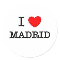 I Heart MADRID stickers by ilovemyshirt I Heart MADRID stickers
