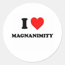 I Heart Magnanimity Sticker