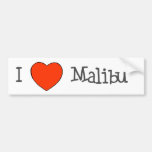 I Heart Malibu Bumper Sticker