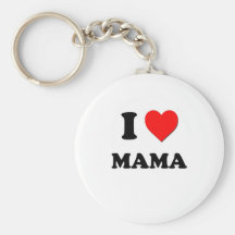 I Heart Mama Keychain