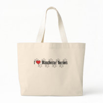 I (heart) Manchester Terriers Tote Bag