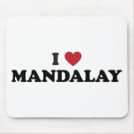 I Heart Mandalay Myanmar Mousepads