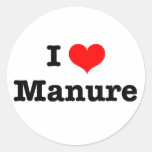 I Heart Manure Sticker