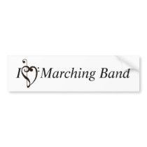 I Heart Marching Band bumper stickers by pantherpawz2011 I Heart Marching Band bumper stickers