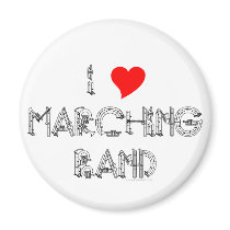 I Heart Marching Band magnets by MarchingBand I Heart Marching Band magnets