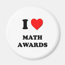 I Heart Math Awards Refrigerator Magnets