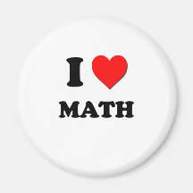 I Heart Math Fridge Magnets
