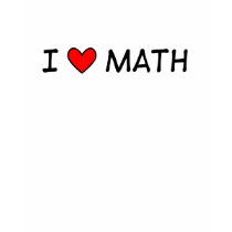 I heart math tee shirts