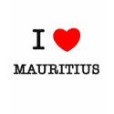 I HEART MAURITIUS t-shirts