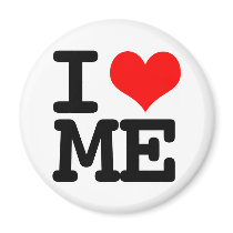 I Heart Me Fridge Magnet