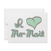 I Heart Me-Mail invitations