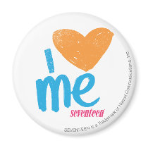 I Heart Me Orange/Aqua magnets