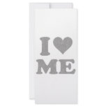 i heart me personalized rack card