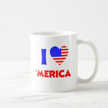 I heart merica mugs