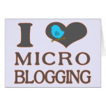 I Heart Micro Blogging cards