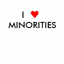 I HEART MINORITIES t-shirts