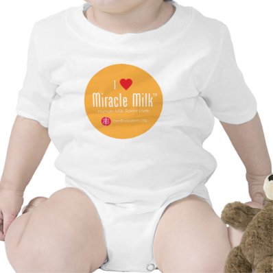 "I Heart Miracle Milk" Baby Creeper