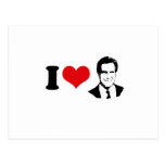I HEART MITT ROMNEY 2012 POST CARDS