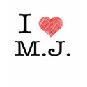 I-heart-mj5 t-shirts