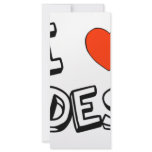 I Heart Modesto Personalized Rack Card