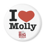 I Heart Molly Magnet
