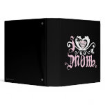 I Heart Mom  Pink 3 Ring Binder