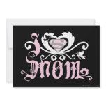 I Heart Mom  Pink Custom Announcement