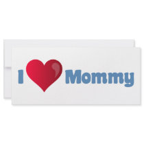 I Heart Mommy rack cards