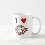 i heart monkey mugs