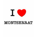 I HEART MONTSERRAT t-shirts by ilovemyshirt I HEART MONTSERRAT t-shirts