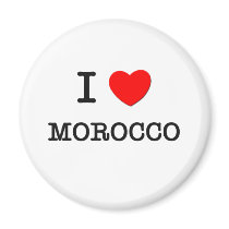 I HEART MOROCCO magnets by ilovemyshirt I HEART MOROCCO magnets