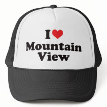 I Heart Mountain View hats