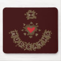 I Heart Mud Baths mousepads by Sensato I Heart Mud Baths mousepads