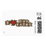 I Heart Mud Baths Postage