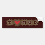 I Heart Mud Bumper Stickers