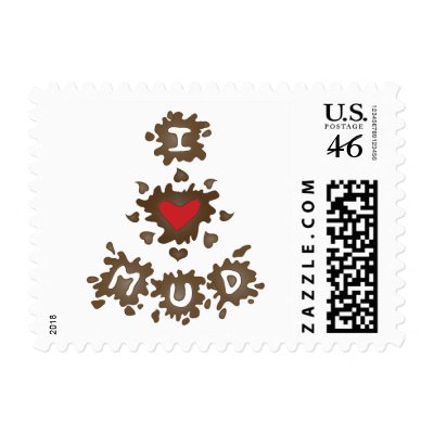 I Heart Mud Stamp by Sensato