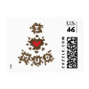 I Heart Mud postage