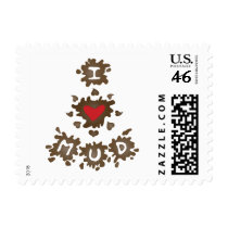 I Heart Mud postage by Sensato I Heart Mud postage