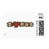 I Heart Mud Postage