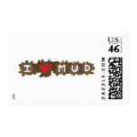 I Heart Mud Postage