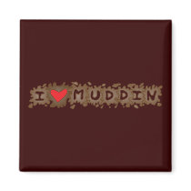 I Heart Muddin Fridge Magnets
