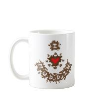I Heart Muddin Coffee Mugs