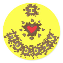 I Heart Muddin stickers