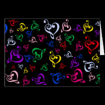 I Heart Music Card cards